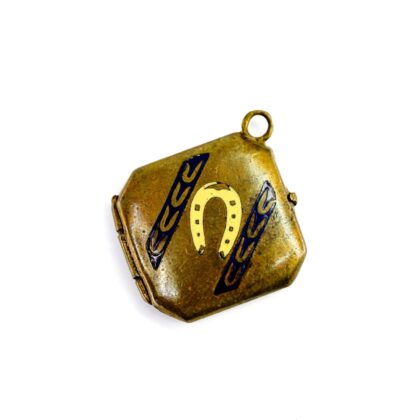 Monty's Vintage 9ct Gold Plated Horseshoe Locket #70020