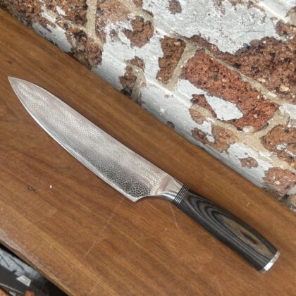 Baccarat Kiyoshi Chef's Knife 15cm Etched Blade Pakkawood Handle #70190