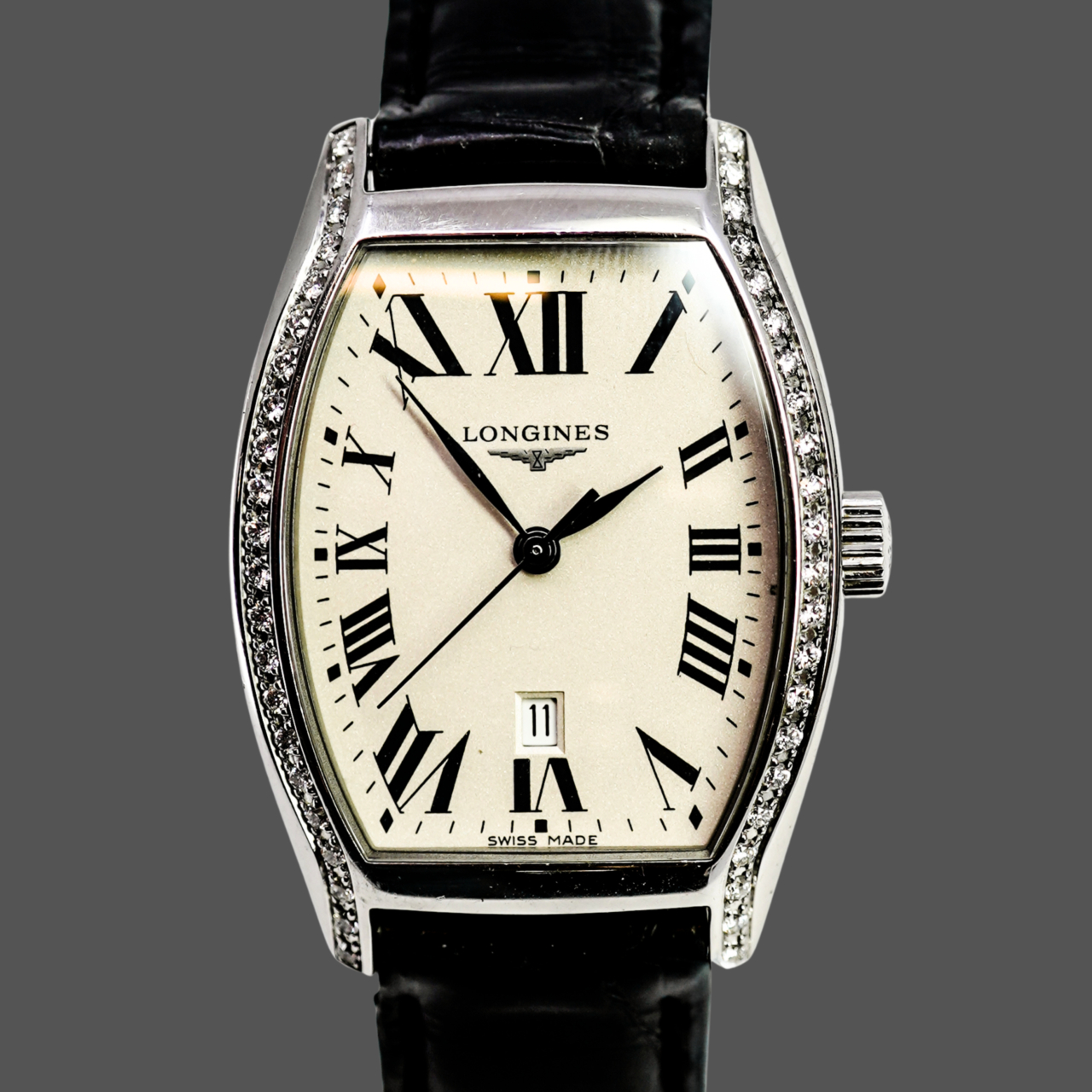 Longines Evidenza L2.155.0 Diamond Quartz Watch 26mm #69360