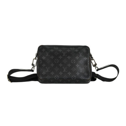 Monty's Louis Vuitton Grey Monogram Messenger Bag TJ3240 #69892