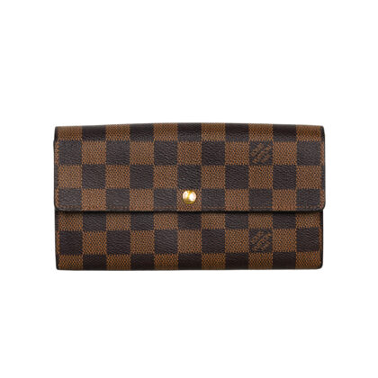 Louis Vuitton Sarah Long Wallet | Damier Ebene Canvas | 19 x 10.5cm | 2013 #70412