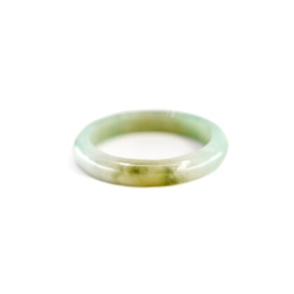 Monty's Natural Green Jade Band Ring Size N 1.7g 3.9mm Wide #69611