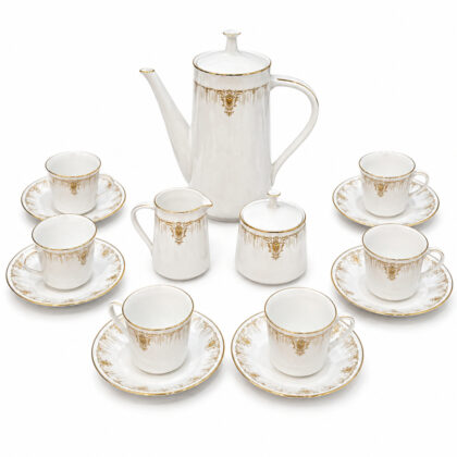 Noritake Flora Valley 6958 17-Piece Coffee Set with Box #70028