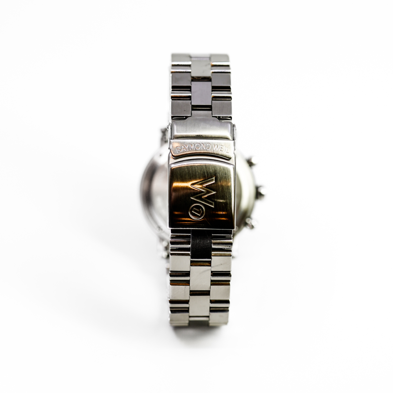 Raymond Weil W1 5000 Chronograph Watch 38mm Stainless Steel Full Set #70085 Raymond Weil W1 5000 Chronograph Watch 38mm Stainless Steel Full Set #70085 - Image 7