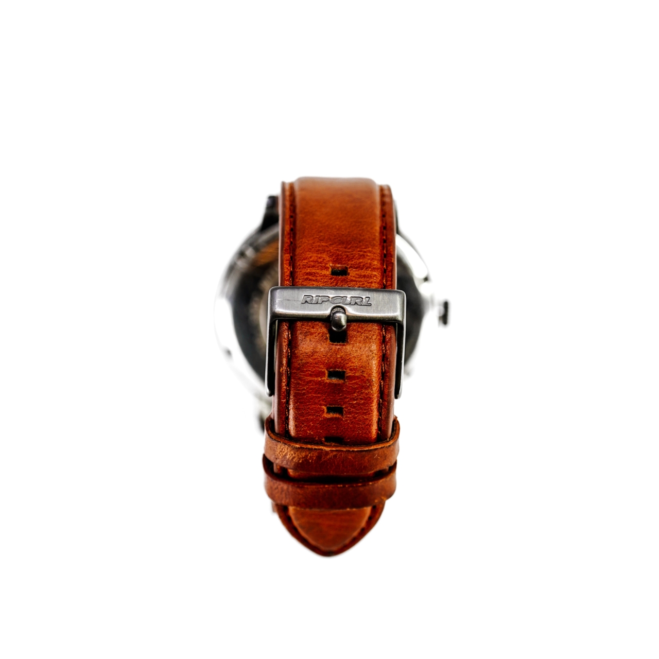 Rip Curl Drake A2799 Quartz Watch 42mm Black Dial Tan Leather Strap 100m WR #69505 Rip Curl Drake A2799 Quartz Watch 42mm Black Dial Tan Leather Strap 100m WR #69505 - Image 5