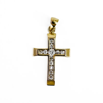 9ct Yellow Gold Cross Pendant #69654