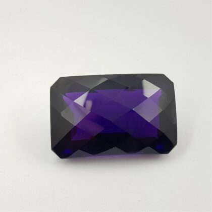 Synthetic Amethyst Loose Stone Emerald Cut 201.75ct | Val $995 #44996