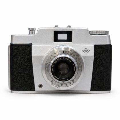 Vintage Agfa Silette Vario 35mm Viewfinder Camera with Color-Agnar f/3.5 45mm Lens & Case #58551
