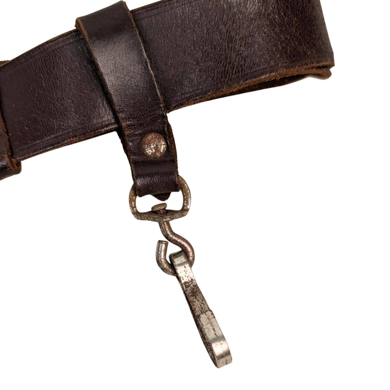 Vintage Girl Guide Association "Be Prepared" Leather Belt & Acme Scout Whistle c.1970s #70075 Vintage Girl Guide Association "Be Prepared" Leather Belt & Acme Scout Whistle c.1970s #70075 - Image 2
