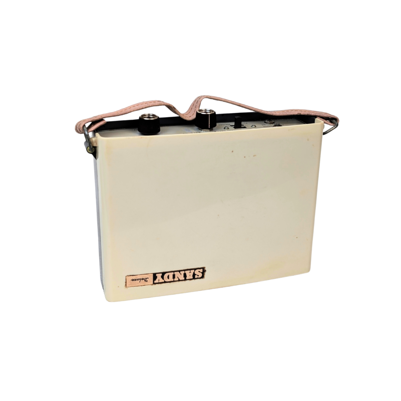 Vintage Sandy Deluxe Portable Reel-to-Reel Tape Recorder c.1960s — Sold As-Is #70053 - Image 4