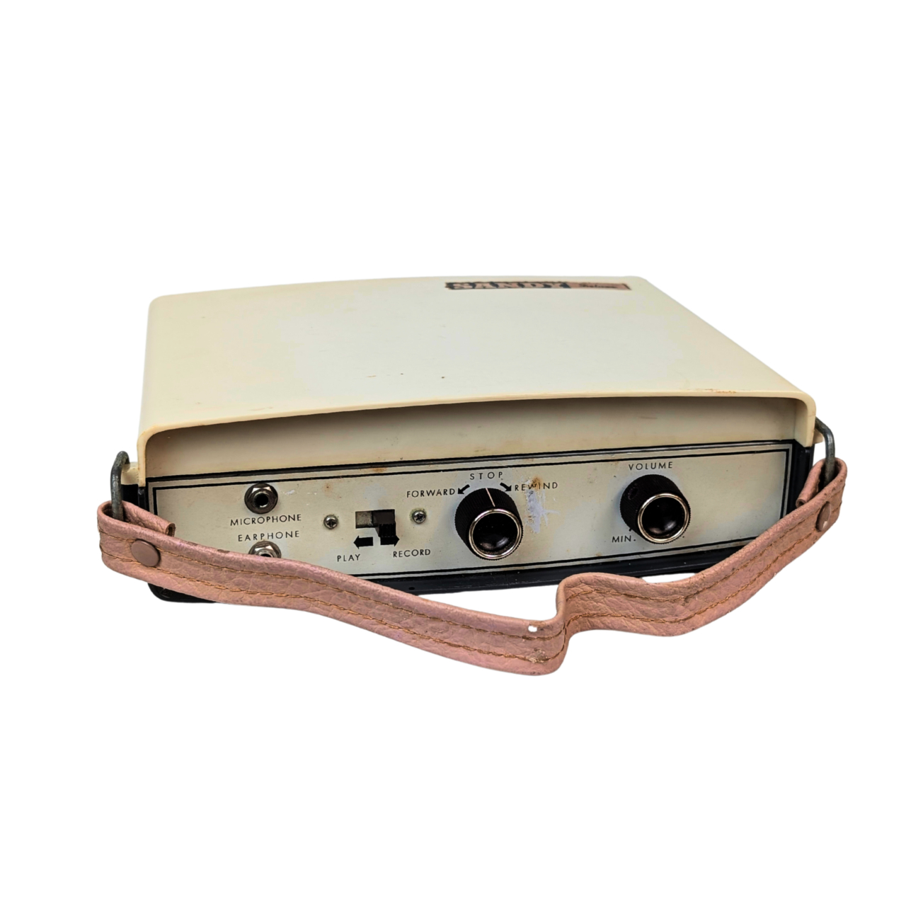 Vintage Sandy Deluxe Portable Reel-to-Reel Tape Recorder c.1960s — Sold As-Is #70053 - Image 6