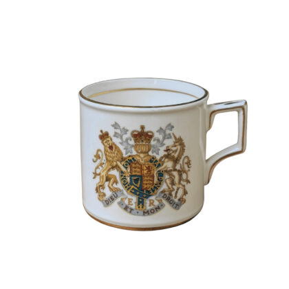 Vintage Taylor & Kent Bone China Coffee Cup | 1953-54 Royal Visit to Australia #70305