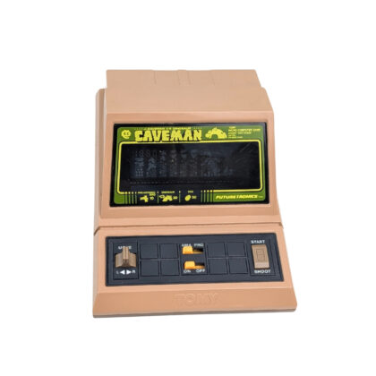 Vintage Tomy Futuretronics Caveman Jr. Caveman vs Dinosaur LCD Tabletop Game c.1980s | With Box #70047