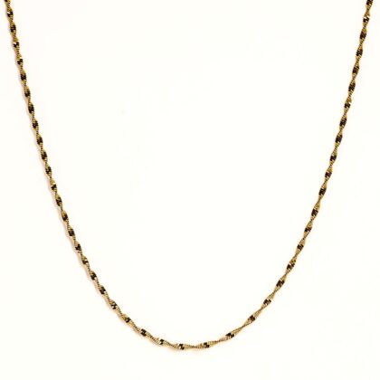 14ct Yellow Gold Singapore Twist Chain | 47cm | Hallmarked 585 | 5.1g #69914