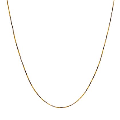 18ct Yellow Gold Box Chain Necklace | 50cm | 6.7g | Hallmarked 750 #70249