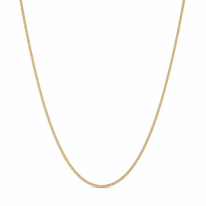 The Top 10 Necklace Link Types 18ct Yellow Gold Box Chain Necklace | 52cm | 1.8g #70201