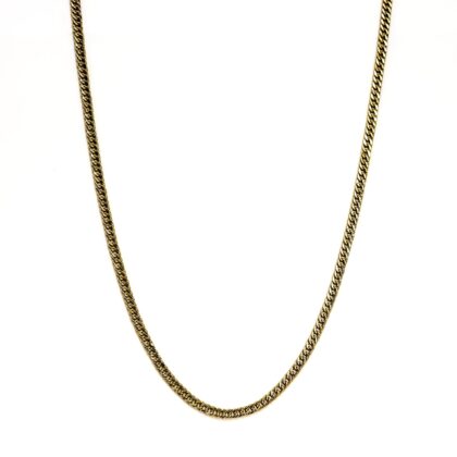 18ct Yellow Gold Curb Link Chain Necklace | 45cm | 5.4g | Hallmarked 750 #70195