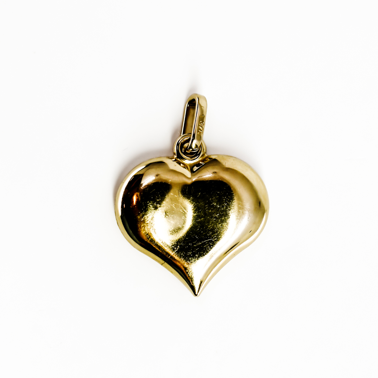 9ct Yellow Gold Two-Tone Cherub Heart Pendant | 16mm | 0.8g #70246 9ct Yellow Gold Two-Tone Cherub Heart Pendant | 16mm | 0.8g #70246 - Image 5