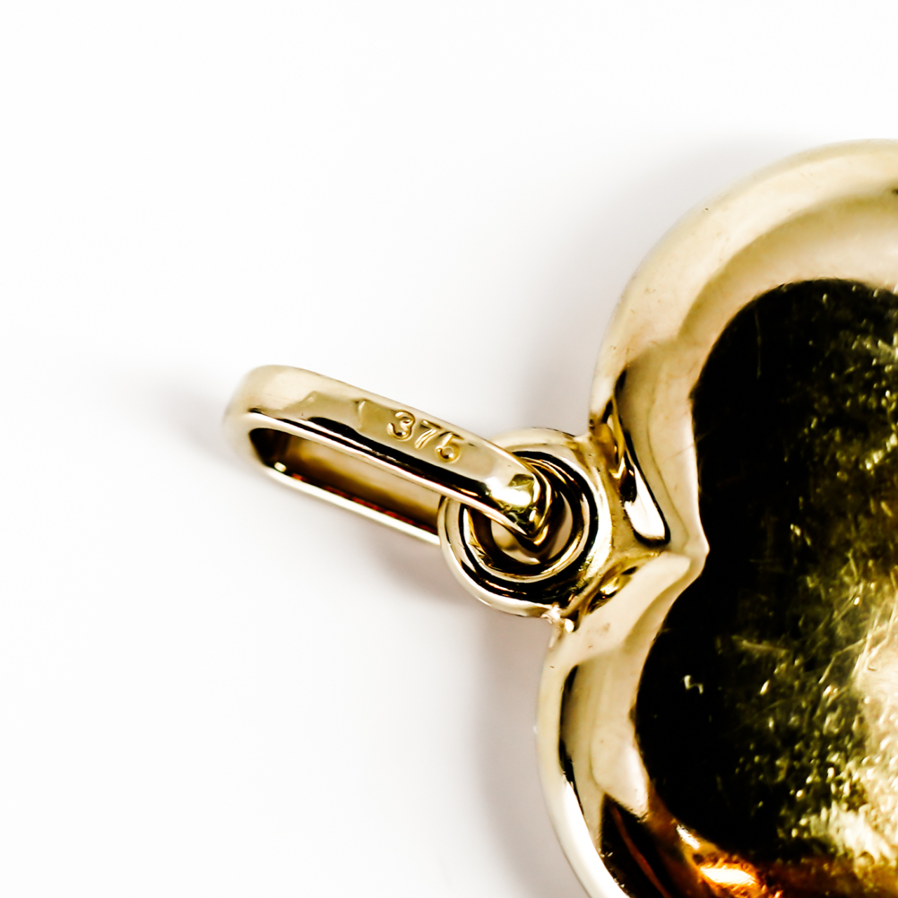 9ct Yellow Gold Two-Tone Cherub Heart Pendant | 16mm | 0.8g #70246 9ct Yellow Gold Two-Tone Cherub Heart Pendant | 16mm | 0.8g #70246 - Image 6