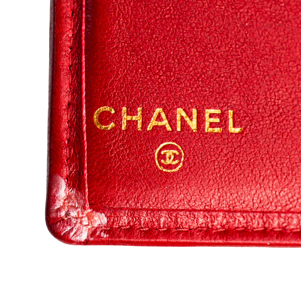 Chanel Classic Quilted Bifold Wallet | Red Lambskin | With Card & Box #70417 Chanel Classic Quilted Bifold Wallet | Red Lambskin | With Card & Box #70417 - Image 8