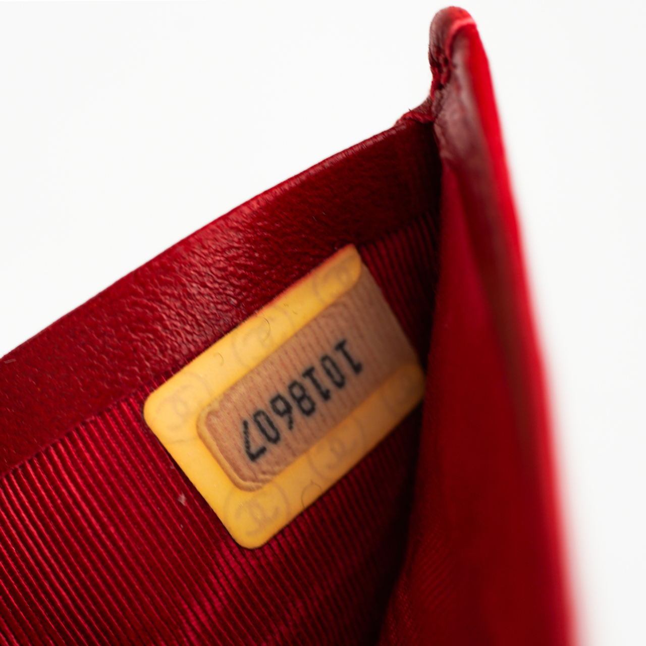 Chanel Classic Quilted Bifold Wallet | Red Lambskin | With Card & Box #70417 Chanel Classic Quilted Bifold Wallet | Red Lambskin | With Card & Box #70417 - Image 12