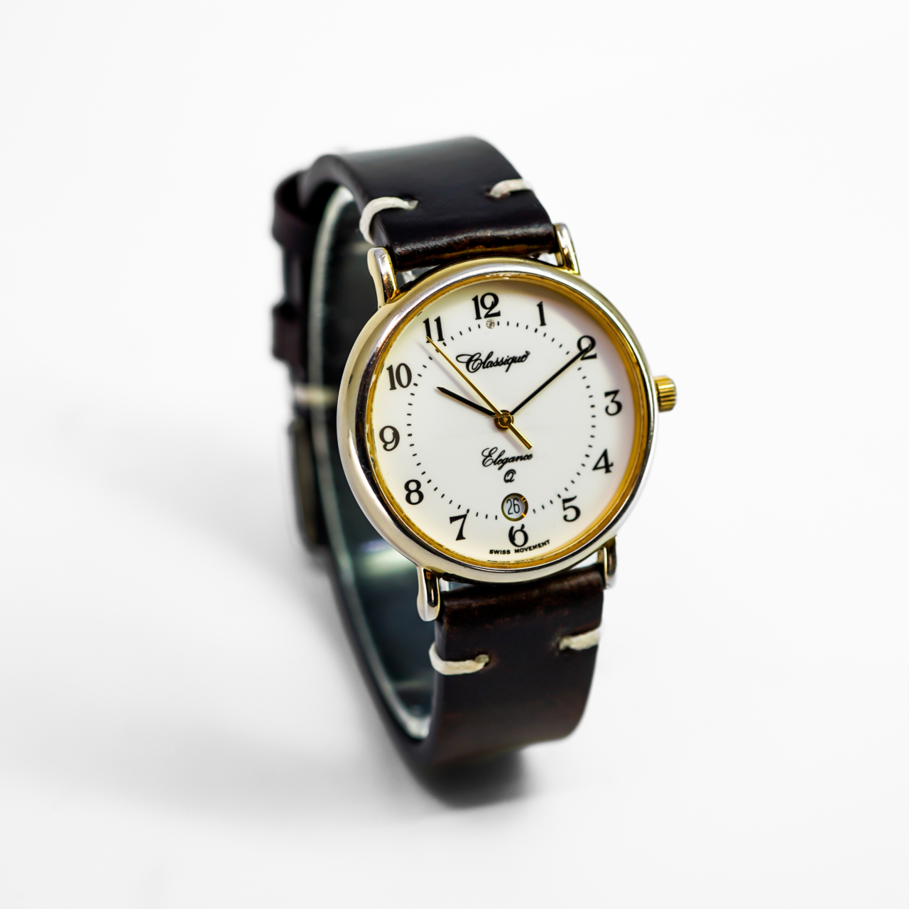 Classique Elegance Quartz Watch | 35mm | Two-Tone | Swiss Movement #70177 Classique Elegance Quartz Watch | 35mm | Two-Tone | Swiss Movement #70177 - Image 5