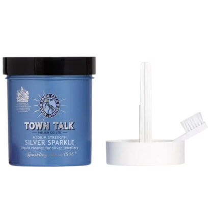 Town Talk Silver Sparkle - Jewellery Cleaner 225ml - Made in UK #70647