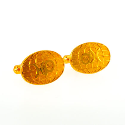 Expo 88 Brisbane Gold-Plated Cufflinks | World's Fair Souvenir | Collectible #8995