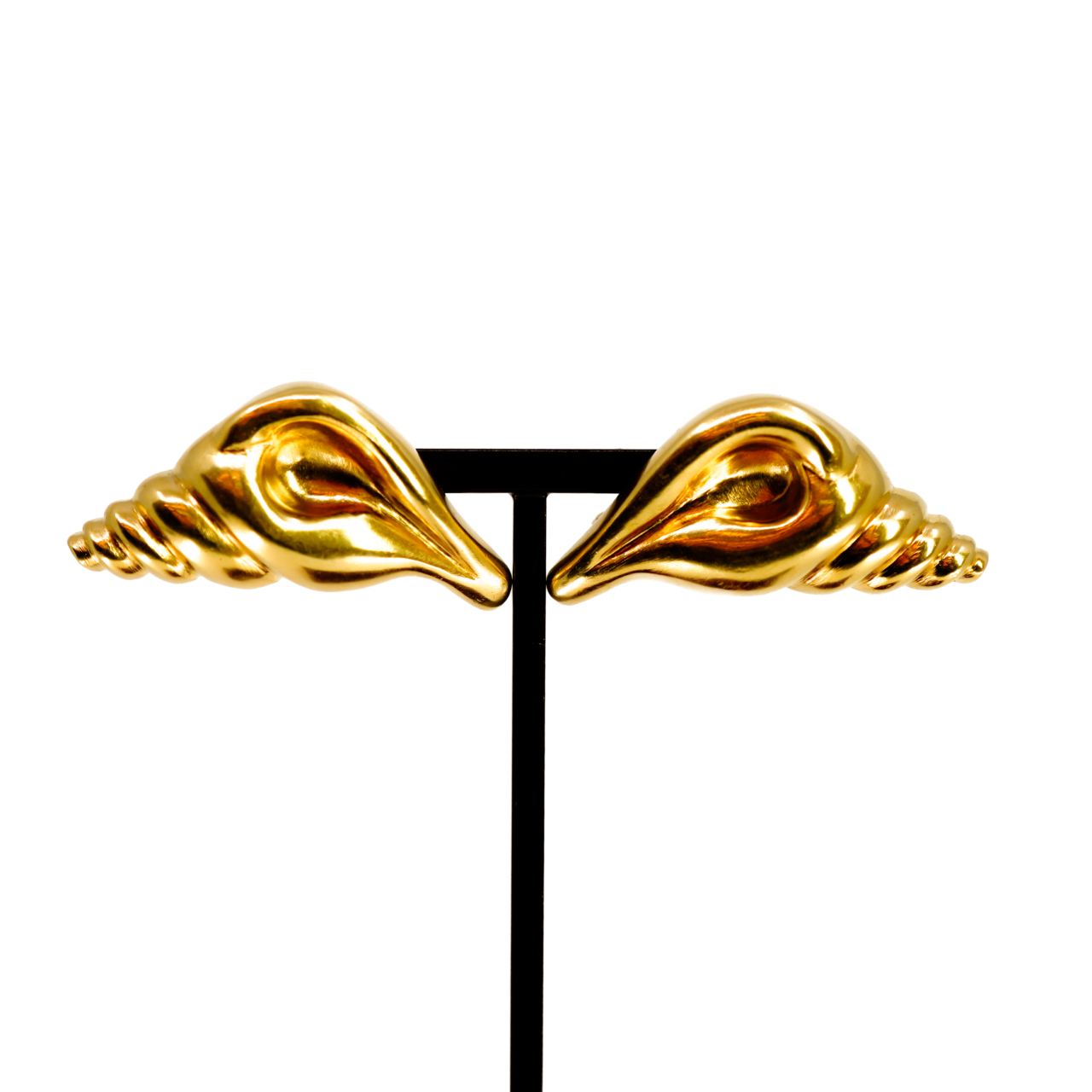 Ilias Lalaounis 18ct Gold Seashell Earrings | Yellow Gold | Hallmarked Greece 750 | c.1979 | 27.4g #70174 Ilias Lalaounis 18ct Gold Seashell Earrings | Yellow Gold | Hallmarked Greece 750 | c.1979 | 27.4g #70174 - Image 11