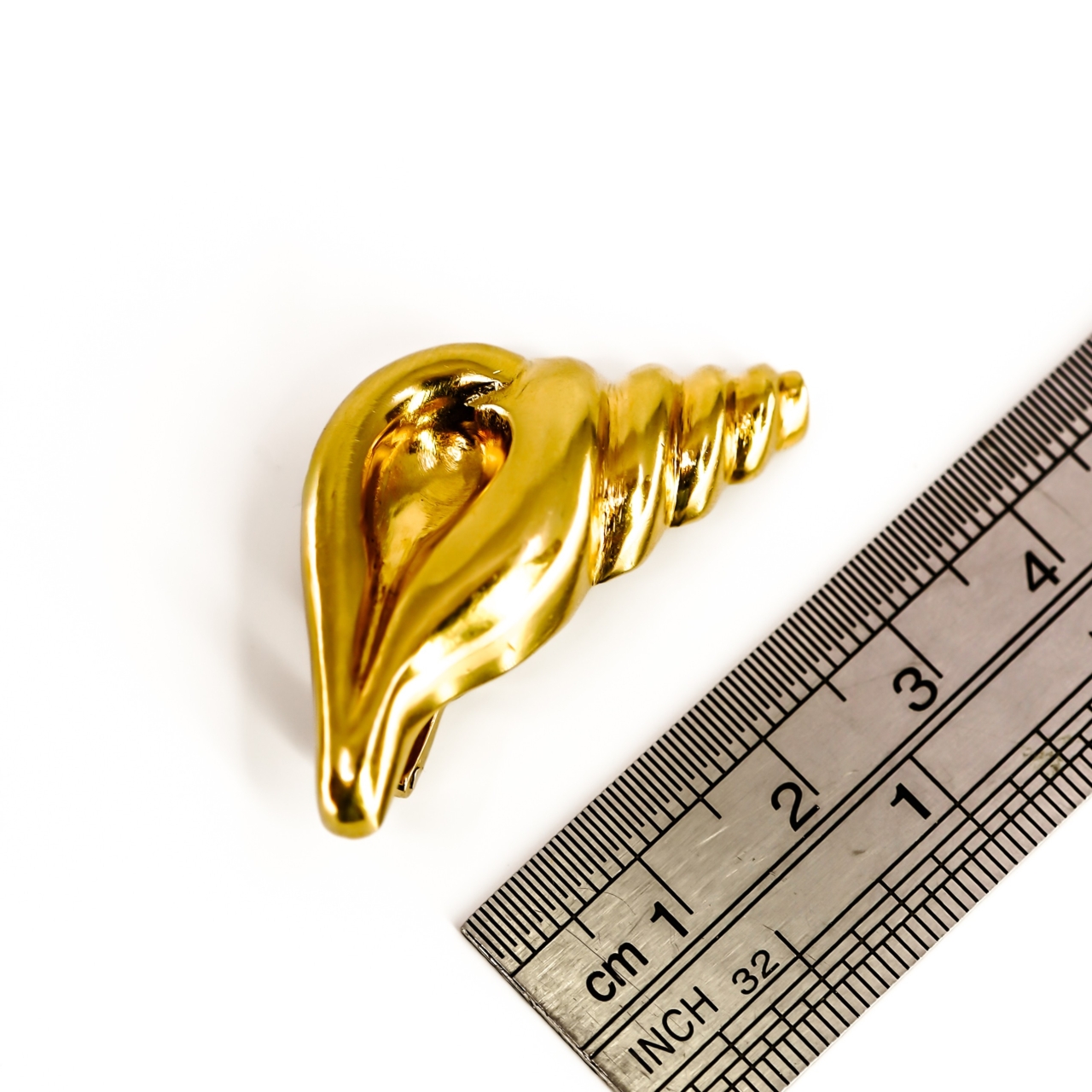 Ilias Lalaounis 18ct Gold Seashell Earrings | Yellow Gold | Hallmarked Greece 750 | c.1979 | 27.4g #70174 Ilias Lalaounis 18ct Gold Seashell Earrings | Yellow Gold | Hallmarked Greece 750 | c.1979 | 27.4g #70174 - Image 7