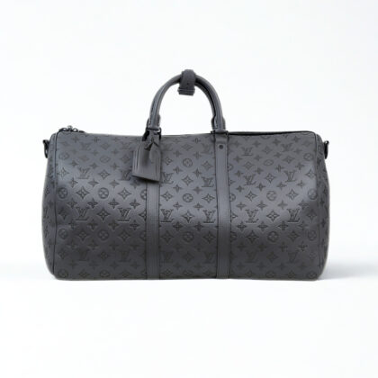 Monty's Louis Vuitton Keepall Bandoulière 50 | Monogram Shadow Leather | Anthracite Grey | M46117 | RRP $6,450 #70357