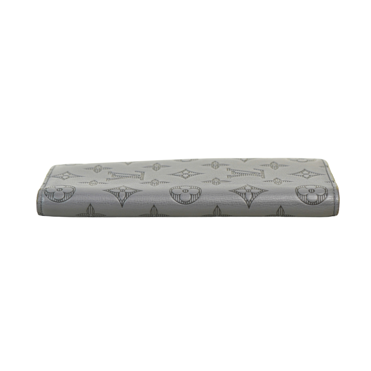 Louis Vuitton Portefeuille Brazza Long Wallet | Monogram Shadow | Grey #70415 Louis Vuitton Portefeuille Brazza Long Wallet | Monogram Shadow | Grey #70415 - Image 8