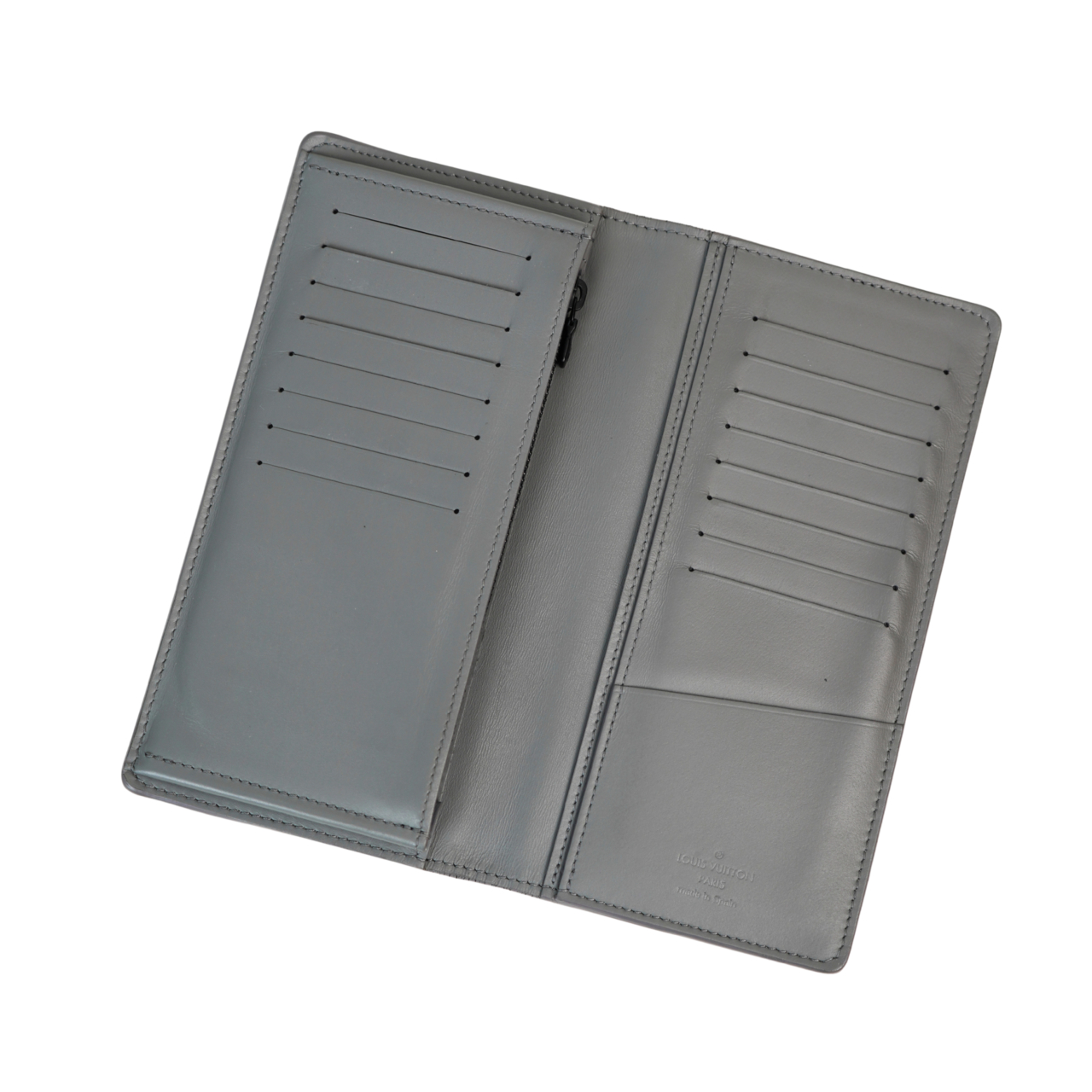 Louis Vuitton Portefeuille Brazza Long Wallet | Monogram Shadow | Grey #70415 Louis Vuitton Portefeuille Brazza Long Wallet | Monogram Shadow | Grey #70415 - Image 10