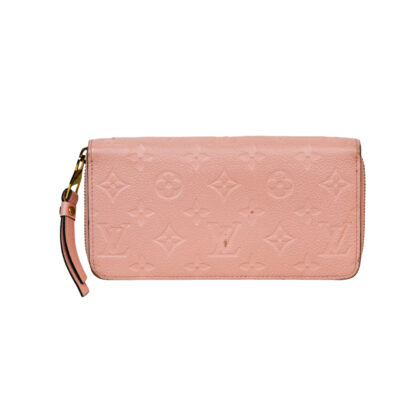 Louis Vuitton Zippy Long Wallet | Pink Monogram Empreinte Leather | SF0169 #70413