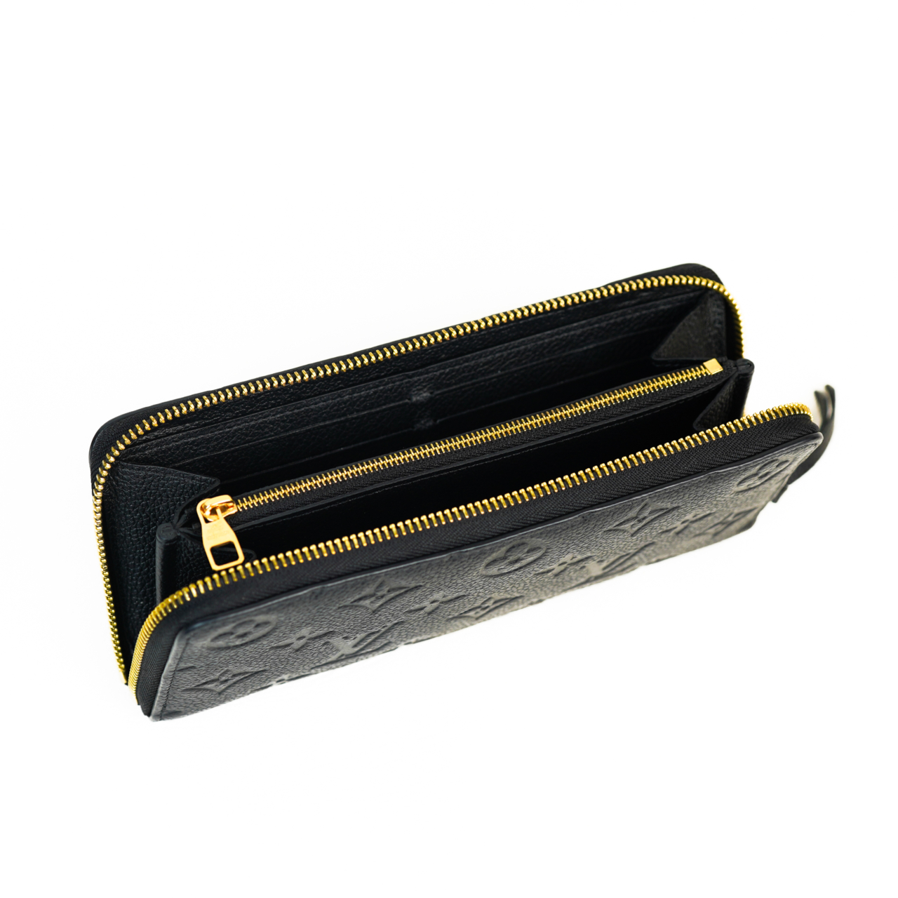 Louis Vuitton Zippy Wallet | Black Monogram Empreinte | Long #70414 Louis Vuitton Zippy Wallet | Black Monogram Empreinte | Long #70414 - Image 8