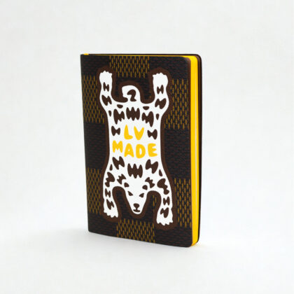 Louis Vuitton x Nigo LV Made Clémence Notebook | Damier Ebene Canvas | Bear Motif #70472