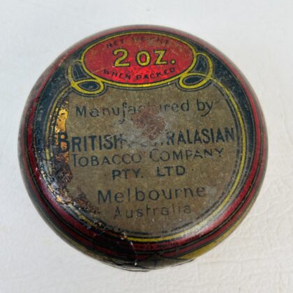 Monty's Special Havelock Smoking Mixture Vintage Tobacco Tin | British Australasian Tobacco Co. | Melbourne | 7cm #70423-1