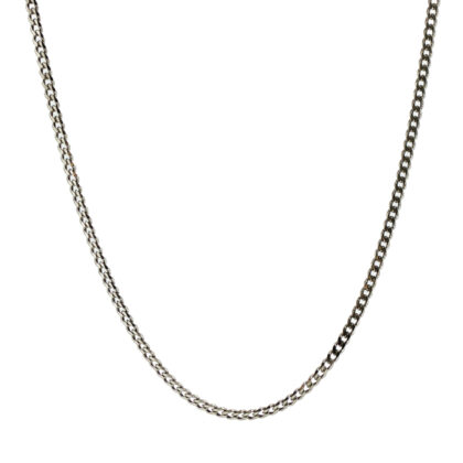 Monty's Sterling Silver Curb Link Chain Necklace | 51cm | 17.9g | 4.3mm Wide #70269