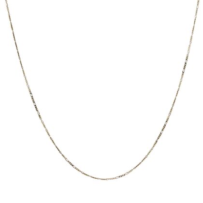 The Top 10 Necklace Link Types Sterling Silver Figaro 3-1 Chain Necklace | 45cm | 2.1g | Hallmarked 925 Italy #70038