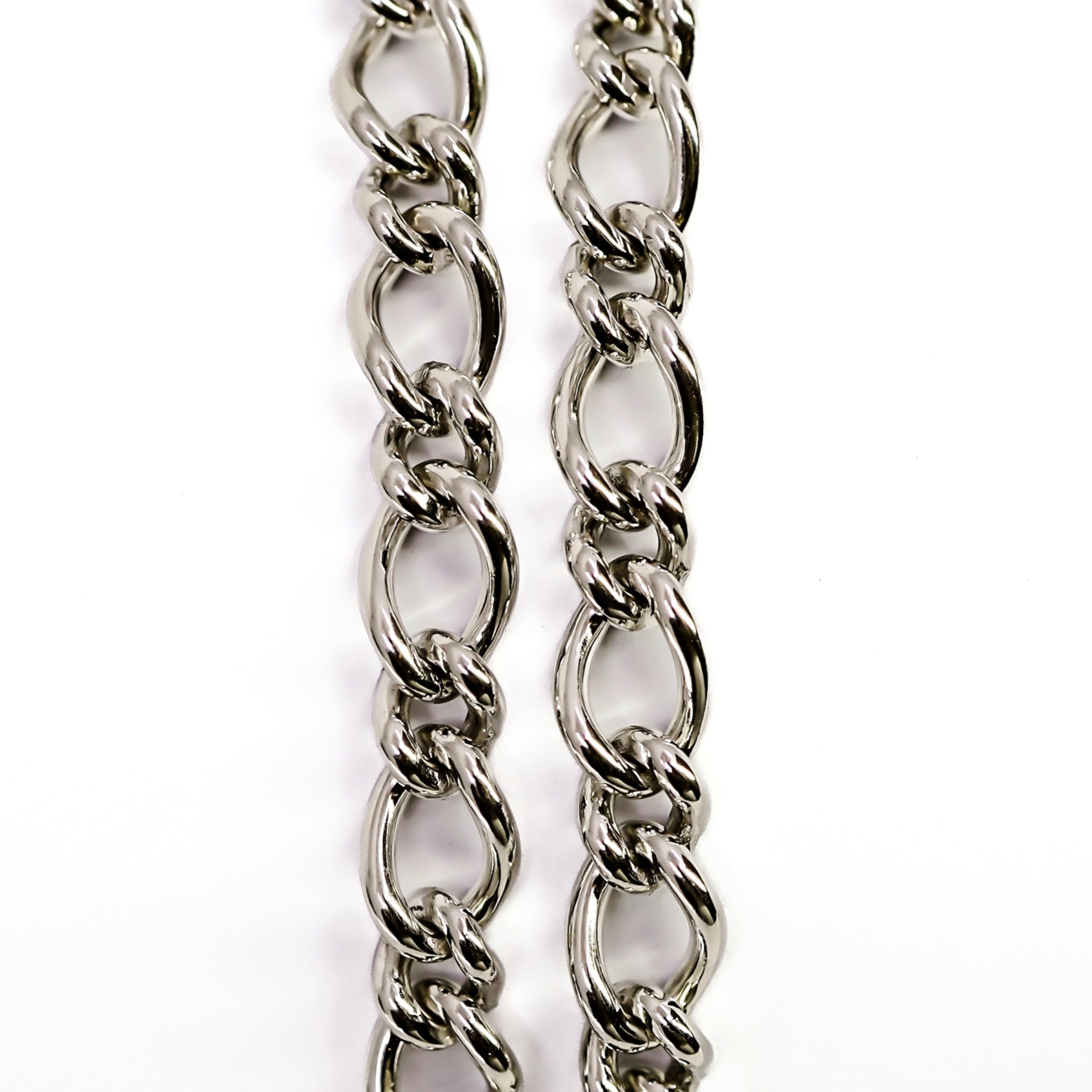 Sterling Silver Figaro Chain | 40cm | 6.8mm | 31.5g | Hallmarked