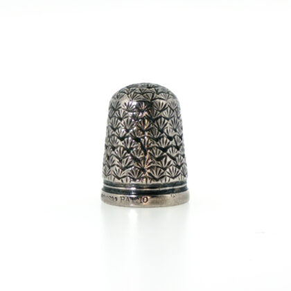 Vintage Silver-Plated Sewing Thimble | No. 10 #69867