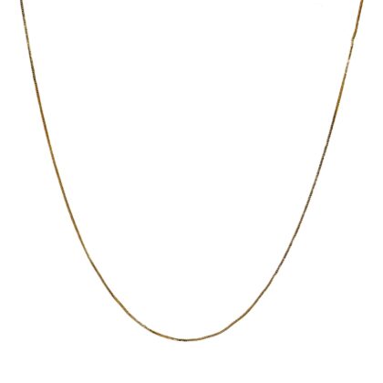18ct Yellow gold Foxtail link Chain Necklace 48cm #70610