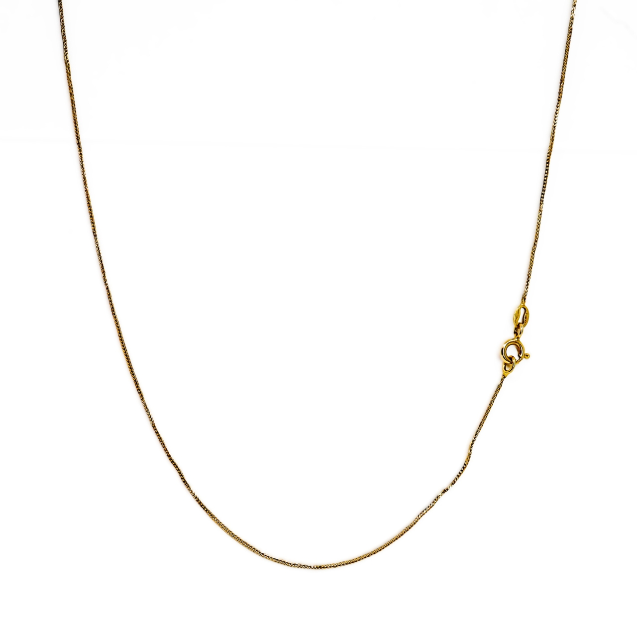 18ct Yellow gold Foxtail link Chain Necklace 48cm #70610 18ct Yellow gold Foxtail link Chain Necklace 48cm #70610 - Image 2