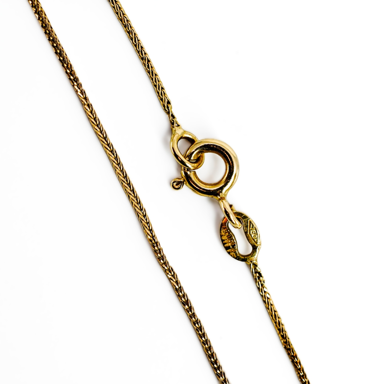 18ct Yellow gold Foxtail link Chain Necklace 48cm #70610 18ct Yellow gold Foxtail link Chain Necklace 48cm #70610 - Image 3