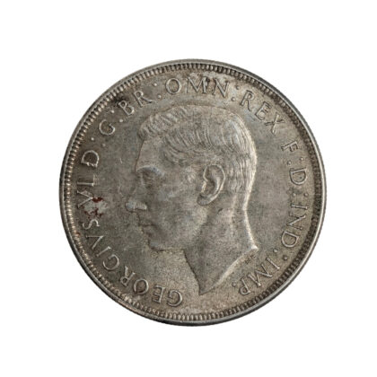 1937 Australian Sterling Silver Crown Coin 925 | George VI | About Uncirculated #69869-4