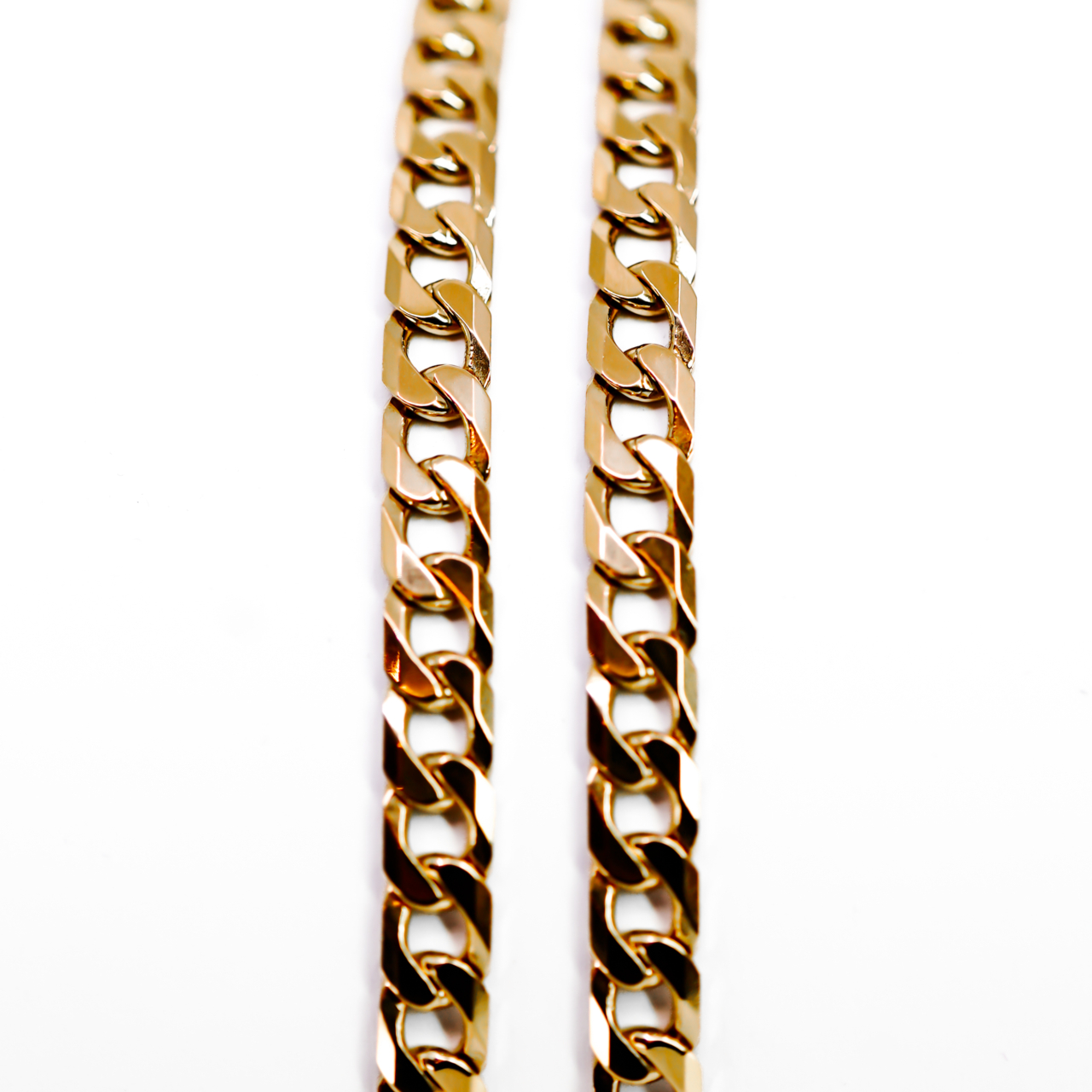 9ct Yellow Gold Curb Link Chain Necklace 55cm Hallmarked 375 Italy #71071 9ct Yellow Gold Curb Link Chain Necklace 55cm Hallmarked 375 Italy #71071 - Image 4