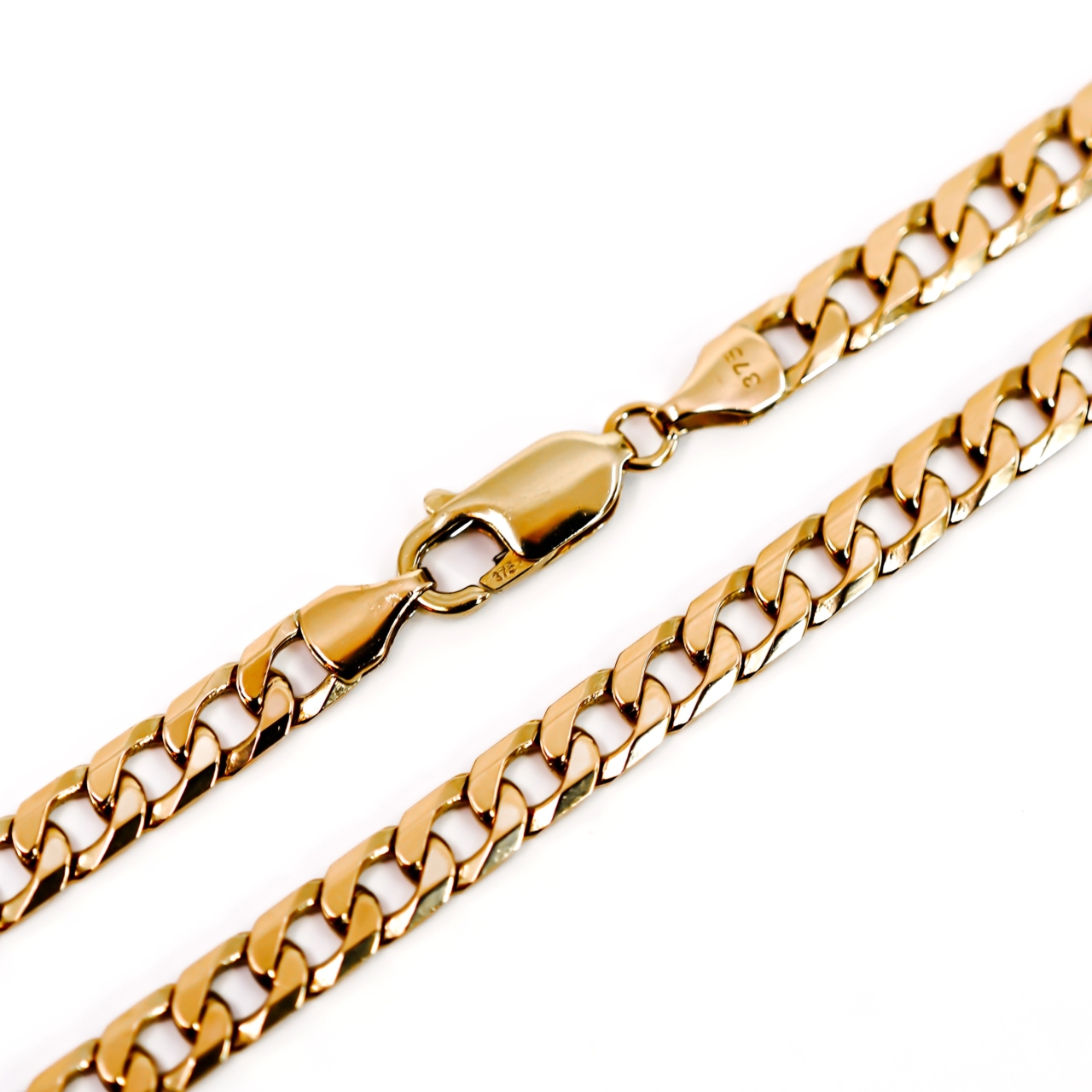 9ct Yellow Gold Curb Link Chain Necklace 55cm Hallmarked 375 Italy #71071 9ct Yellow Gold Curb Link Chain Necklace 55cm Hallmarked 375 Italy #71071 - Image 5