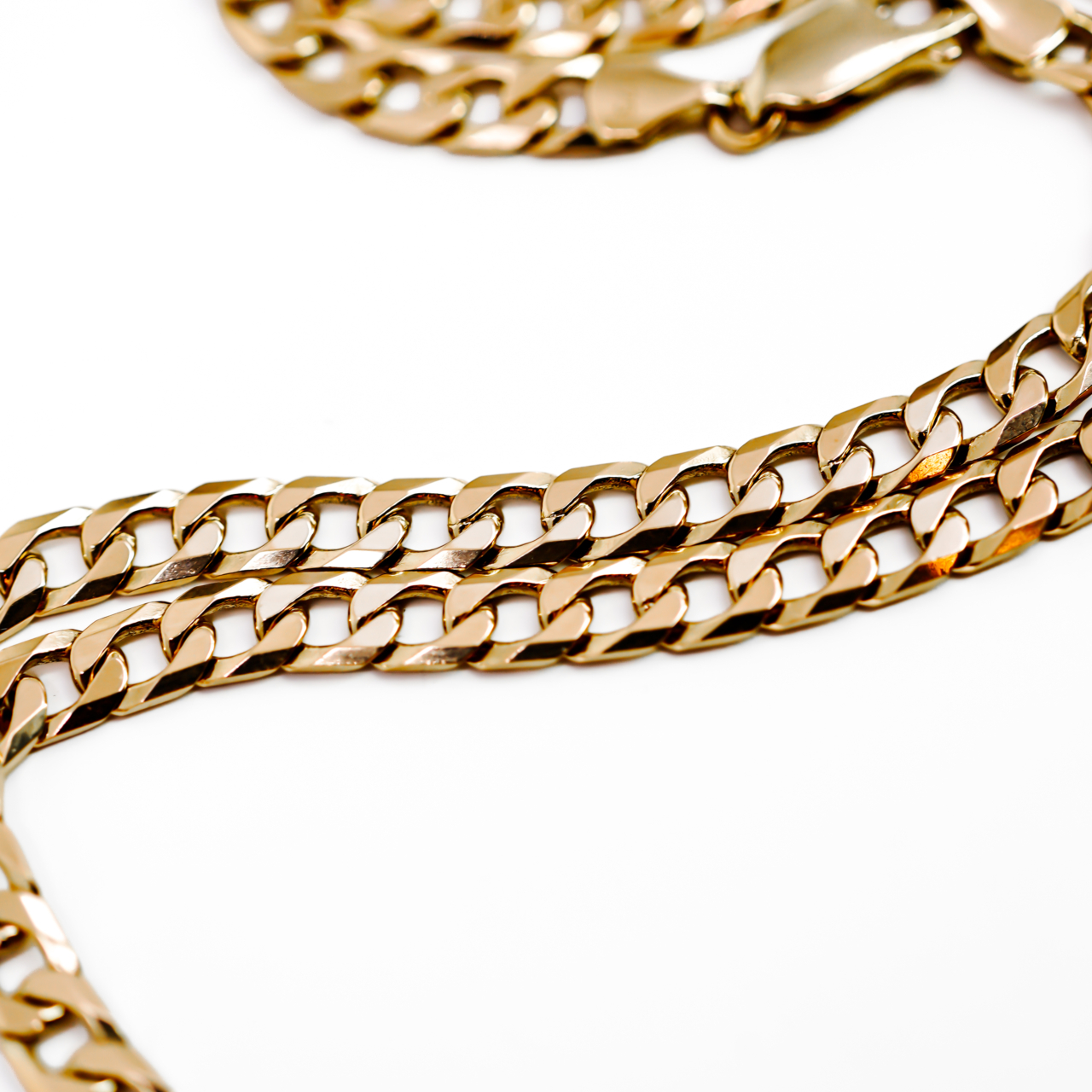 9ct Yellow Gold Curb Link Chain Necklace 55cm Hallmarked 375 Italy #71071 9ct Yellow Gold Curb Link Chain Necklace 55cm Hallmarked 375 Italy #71071 - Image 7