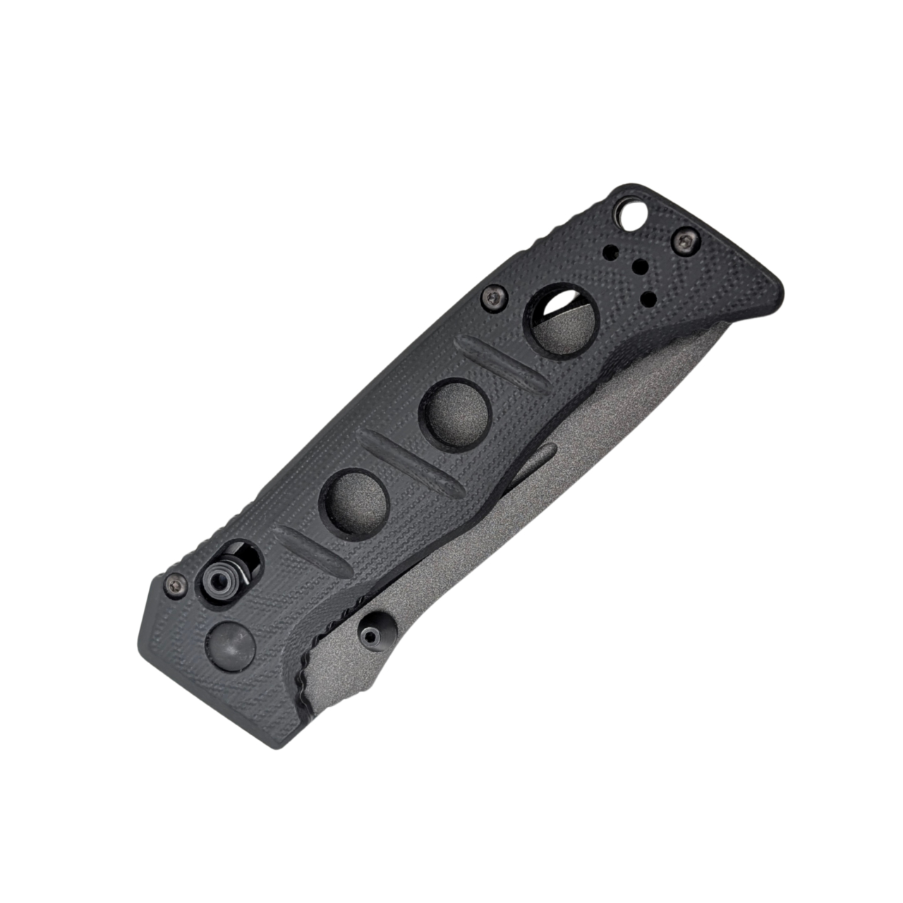 Benchmade Mini Adamas 273GY-1 Folding Pocket Knife | CPM-CruWear Steel | Grey Stonewash #70680 Benchmade Mini Adamas 273GY-1 Folding Pocket Knife | CPM-CruWear Steel | Grey Stonewash #70680 - Image 3