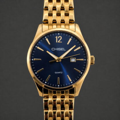The Different Types Of Watch Movements Explained Chisel 5829231 Quartz Watch | 41mm | Blue Dial | Gold-Tone Bracelet | 18cm #70554
